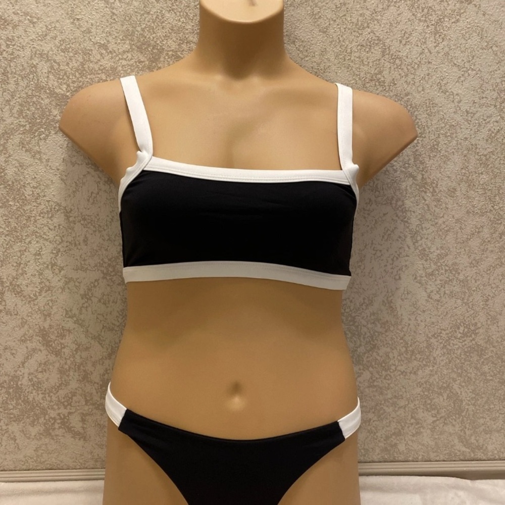 Dippin' Daisy's Black and White Bikini Set